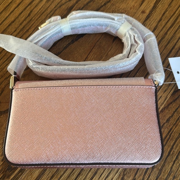 Kate Spade NWT Pink Glitter Mix Crossbody Duo $299 MSRP - Picture 5 of 6